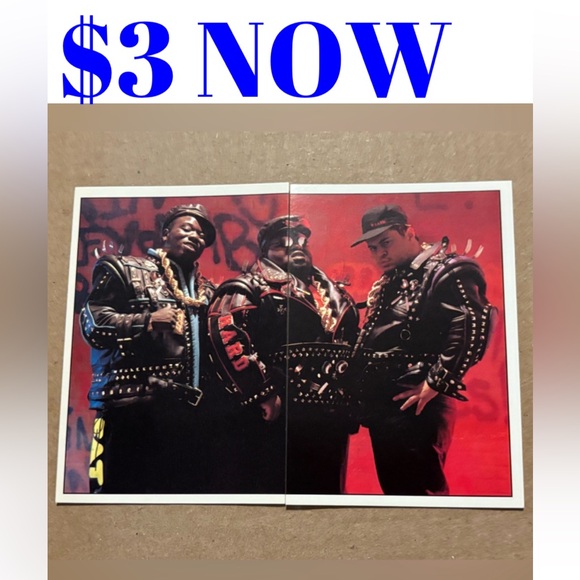 Panini Other - Fat Boys 1990 Panini Fan Club Vintage Music Sticker Cards